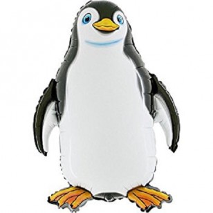 Happy Penguin Party Supershape Balloon